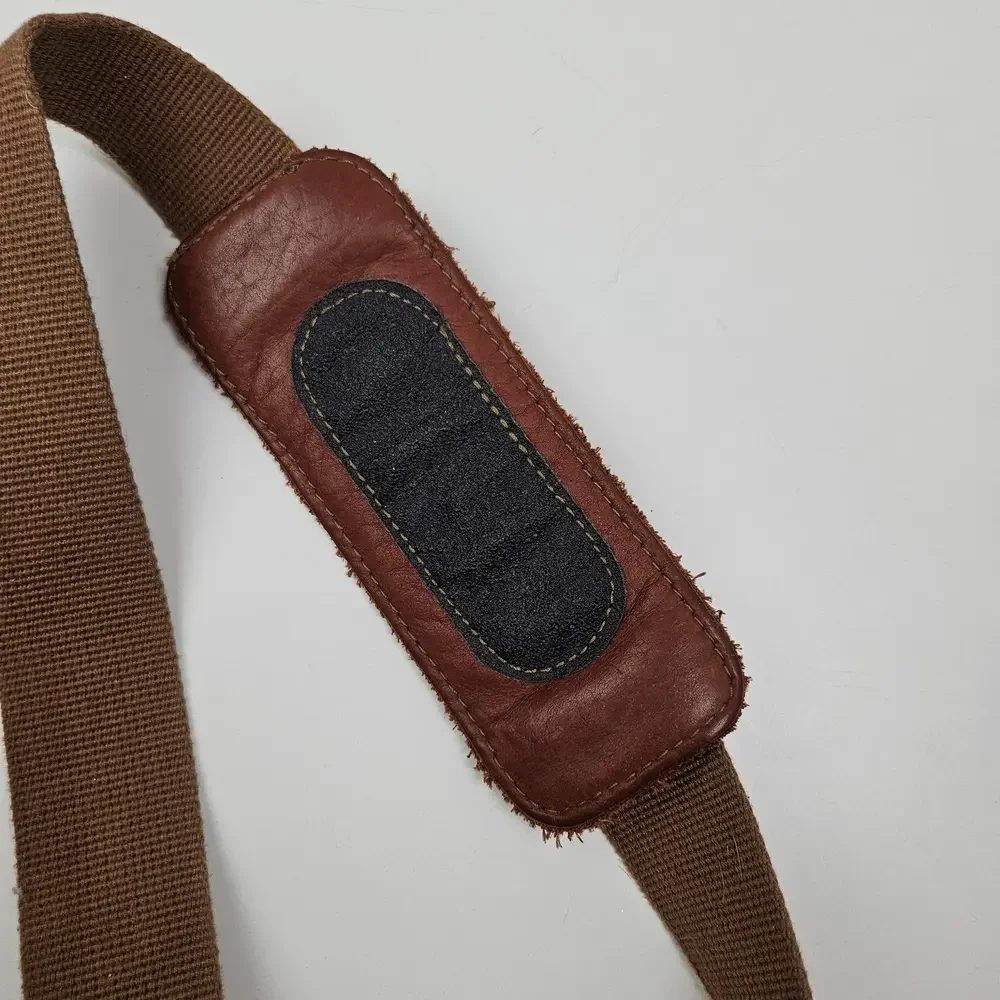 Canvas & Leather Travel‎ Bag Tote Bag Tan Brown Zip Around Adjustable Crossbody
